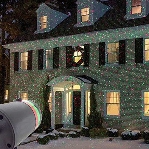 Create a festive look covering a wide area around your home in minutes | Wide coverage | Weather-resistant | 4 modes can be selected via the button on the back - choose between solid red and green, blinking/alternating red and green, red only, and green only | Extra long lawn stake included