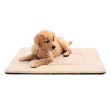 Load image into Gallery viewer, Size: 24&quot; x 18&quot;, Thickness: Approximately 1&quot; | For use with Crates, or as a stand-alone bed | Very comfortable (Made of fleece and synthetic cotton) | Ideal for Use in Crates, Carriers, Dog Houses, Vehicles | Easy to Clean, Machine Washable
