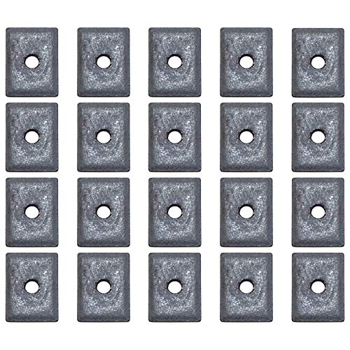 20 Pack of Rectangular Magnets with Center Hole - 1