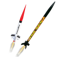 Load image into Gallery viewer, Estes 1469 Tandem-X Flying Model Rocket Launch Set - Beginner to Intermediate Skill Level Model Kit with Launch Controller and Launch Pad
