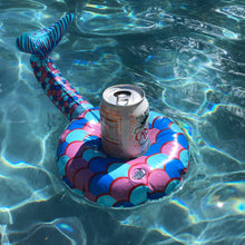 Load image into Gallery viewer, 3 Pack Mermaid Fin Inflatable Pool Drink Beverage Soda Beer Can Cup Holders
