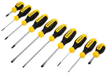 Load image into Gallery viewer, Stanley 10 Piece Screwdriver Set with Comfort Grip Handles (STHT60799)
