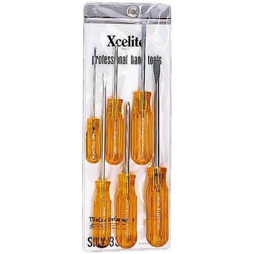 Includes five slotted screwdrivers