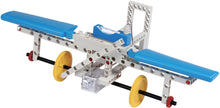 Load image into Gallery viewer, Thames &amp; Kosmos Wind Power 2.0 Science Experiment Kit | Build Wind-Powered Generators to Energize Electric Vehicles | 3-Foot-Tall Long-Bladed Turbine | Experiments in Renewable Energy
