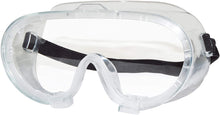 Load image into Gallery viewer, Made with a soft, flexible rubber body that conforms to facial contours for a snug fit and seal | Adjustable elastic band | OTG (Over-the-Glass) design fits comfortably over prescription eyewear; protects against impacts, dust, airborne particles and chemical splashes | Clear, splash-proof lens | 
