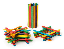 Load image into Gallery viewer, Hygloss Products Colored Craft Sticks – Vibrant Wood Popsicle Sticks – 4.5 Inches, 500 Mixed Colors
