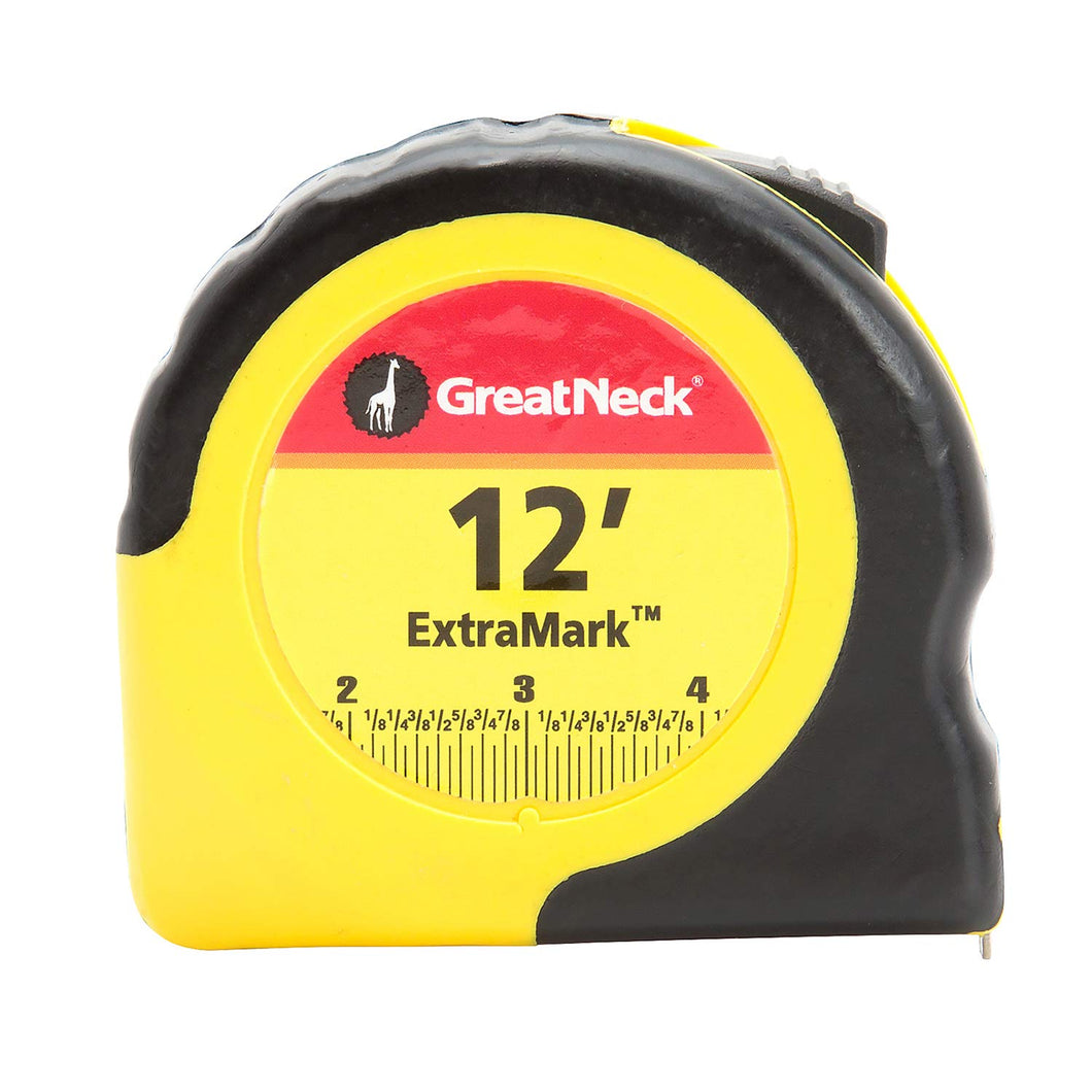 Large, Easy-to-Read Markings for Quick and Accurate Measuring | Positive Lock Holds Blade Securely | Ergonomic Rubber Grip Case | Convenient Belt/Pocket Clip | Lifetime Warranty