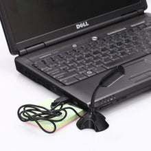 Load image into Gallery viewer, Plug and Play Home Studio Adjustable USB Laptop/Desktop Microphone Compatible w/PC and Mac (Black)
