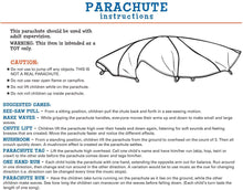 Load image into Gallery viewer, 6&#39; Outside Play Parachute with 8 Handles
