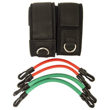 Load image into Gallery viewer, Latex Resistance Bands with Tube Straps - Leg and Abdomen Workout Exercise

