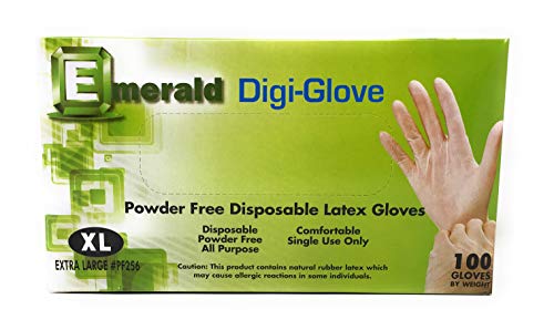Latex | Powder Free | Disposable | All Purpose | Size: Extra Large