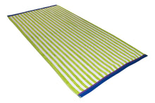 Load image into Gallery viewer, Friends &amp; Home Lime Green Thin Stripe Cabana Towel (100% Cotton, 30&quot; x 60&quot;, GSM 425) by
