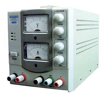 Variable DC Power Supply 0-30V; 0-5A; +5V @ 1A Fixed – SciencePurchase