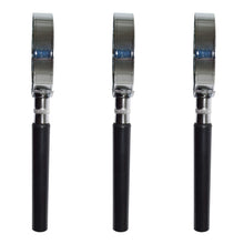 Load image into Gallery viewer, 3 Pack Magnifying Glass 3X Magnification, 2-inch Diameter with Chrome Rim
