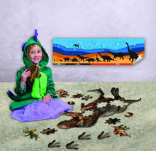 Load image into Gallery viewer, Heebie Jeebies Floor Puzzle - T-Rex
