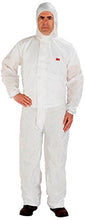 Load image into Gallery viewer, Protective coverall helps protect against certain light liquid splashes and hazardous dusts | Lightweight, breathable material helps keep workers cool and comfortable | Extra room in arms and legs allow for free movement on the job | Seamless shoulders and sleeve tops help provide increased comfort and fewer potential entry points for contaminants | Meets government standards for Type 6 Splashes, Type 5 Dust, AntiStatic and Nuclear protection
