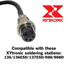 Load image into Gallery viewer, Solder/Desolder Tweezer Attachment (24V/60W) for Xytronic Soldering Stations (TWZ60)
