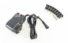 Load image into Gallery viewer, 10w Universal 3V, 5V, 6V, 7.5V, 9V, 12V AC DC Adapter Power Supply with 8 Tip Plugs
