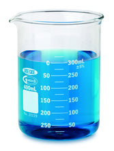 Load image into Gallery viewer, 6 Pack 600mL Borosilicate Glass Griffin Beaker, Low Form, Graduated
