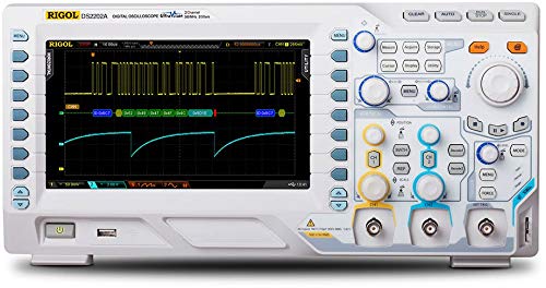 200 MHz, 2 Channel Oscilloscope with 2 GSa/sec and 14 Mpts memory standard as well as low noise front end. 50 Ohm input and 2 ch source embedded | Dual impedance inputs (50Ohm/1MOhm) | Bandwidth 200MHz | 2 channels digital oscilloscope with 2 channel source | Wider vertical range(500uV/div ~ 10V/div), lower noise floor, better for small signal capturing