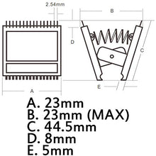 Load image into Gallery viewer, 16 Pin Gold Plated IC Test Clip, 0.1&quot; Pin Spacing, Suitable for 8, 14, and 16 Pin ICS
