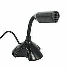 Load image into Gallery viewer, Plug and Play Home Studio Adjustable USB Laptop/Desktop Microphone Compatible w/PC and Mac (Black)
