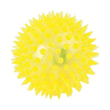 Load image into Gallery viewer, Light-up Flashing LED Spiky Squeaky Balls, Blinking Party Toys, 6 Pack - Colors May Vary (NOT FOR PETS, DO NOT GIVE TO YOUR PET)
