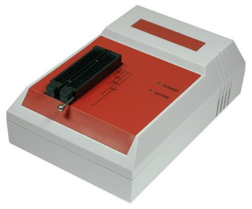 Handheld Pic Writer | Serial Programmer Compatible with Microchip MPLAB Development Software | Operates with PC-compatible host system | Reads, programs, verifies EPROM and EEPROM program and data memory. | Complete with RS-232 cable, 9V universal power adapter. Includes MPLAB Development Software (CDROM)