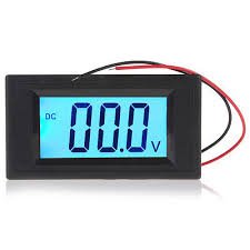 LCD Panel Meter with Backlight 0-200V
