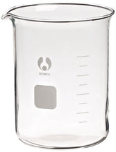 Load image into Gallery viewer, Bomex griffin beaker | Made of borosilicate glass | Graduated low form beaker | For classroom lab setups | Capacity 600 milliliters

