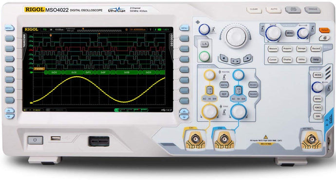 200MHz ,4GSa/s, 2CH Mixed Signal Oscilloscope, 4GS/s, 140Mpoint memory | 200 MHz Bandwidth | 2 channels + 16 for Logic Analyzer | Real-time sample rate: analog channel up to 4 GSa/s, digital channel up to 1 GSa/s | Memory depth: analog channel up to 140 Mpts, digital channel up to 28 Mpts
