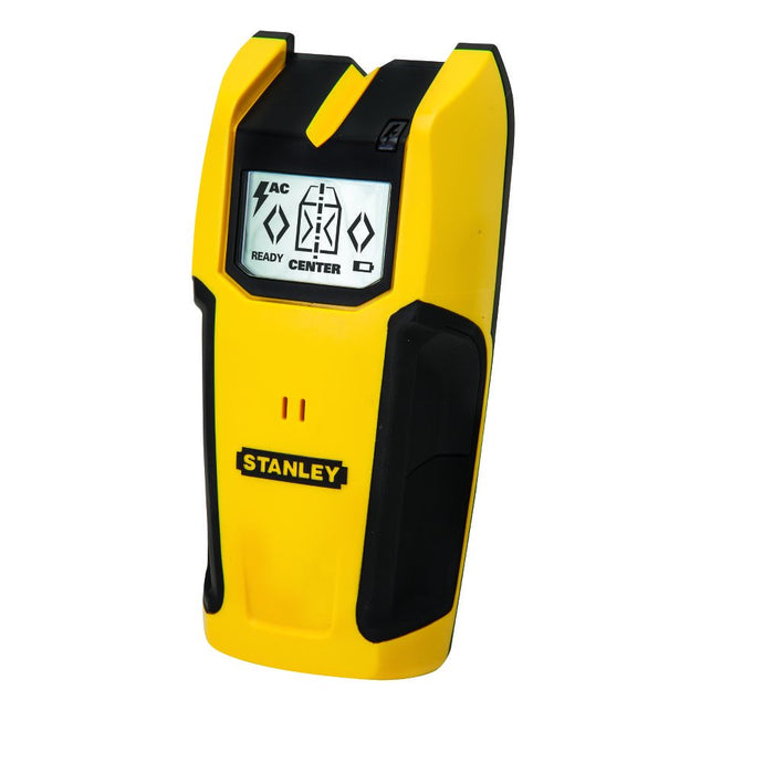 Lcd screen clearly displays all of the sensor's readings | Wood and metal stud detection through up to 3/4