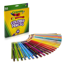 Load image into Gallery viewer, Crayola Colored Pencils, Assorted Colors, 50 Count, Gift
