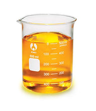 Load image into Gallery viewer, American Educational Clear Borosilicate Glass Bomex Griffin Beaker, 600 milliliter Capacity
