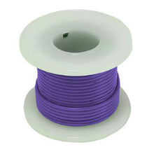 Load image into Gallery viewer, 22 Gauge Solid Wire | Purple Colored Wire - NOTE: SHADE OF PURPLE MAY VARY | Tinned copper | 100 feet in length | 300 Vrms
