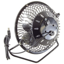 Load image into Gallery viewer, 4&quot; Angle Adjustable Mini USB Powered Fan - Perfect Size for a Desktop
