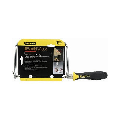 Hardened tempered blade provides clean, controlled cutting action | Stanley - Black & Decker | High Quality New!!!!!!! | Frame coping saw for professional applications | Hardened, tempered edge for clean, controllable cutting action