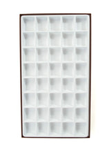Load image into Gallery viewer, Polystyrene 40 Cell Storage Box with Tray for Rock and Mineral Specimens
