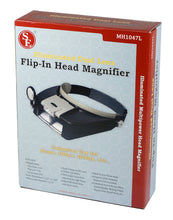 Load image into Gallery viewer, SE Illuminated Dual Lens Flip-In Head Magnifier
