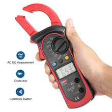 Load image into Gallery viewer, Uni-T UT202A Auto-Ranging AC DC 600 Amps Auto/Manual Range Digital Handheld Clamp Meter Multimeter Test Tool
