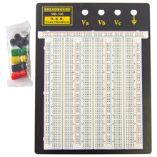 Load image into Gallery viewer, Premium Solderless Breadboard, 2,390 Contact Points, Includes 140 Piece Jumper Wire Kit
