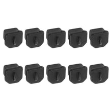 Load image into Gallery viewer, 10 Pack of USB Type B Dust Protector Cover Cap Plugs USB-B (Black)
