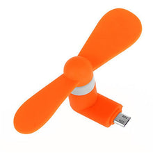 Load image into Gallery viewer, 6-Pack Portable Electric MicroUSB Fans for Smartphones and Tablets - Micro USB
