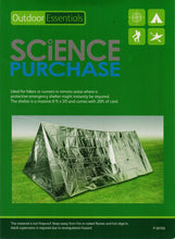 Load image into Gallery viewer, Single Person Mylar Emergency Tent Shelter - 8 Feet by 3 Feet
