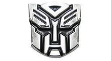 Load image into Gallery viewer, Transformers Autobot 3D 2.8&quot; Car Emblem with Chrome Finish - Includes Adhesive Backing - Universal Fits All Cars and Trucks

