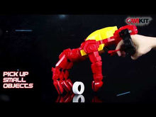 Load and play video in Gallery viewer, 125 Piece Build Your Own Cyber Hand, Spring Loaded STEM Project (Ages 10+) - Get a Grip with a Massive Cyber Hand (OWI-844)
