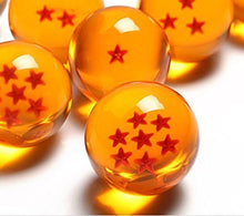 Load image into Gallery viewer, Complete Set of Acrylic Miniature Collectible Crystal Dragon Balls - 1.7 Inches Each - Includes Display Box
