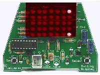 Velleman MK123 Rolling Clock Soldering Practice Kit (Assembly Required)
