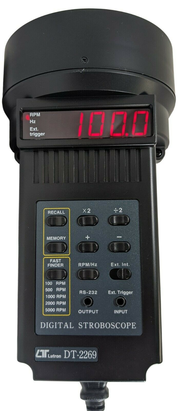 Digital Stroboscope with RS232 Interface, 20 to 10,500 Flashes Per Min ...