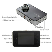 Load image into Gallery viewer, Car Dashboard Camera with Suction Mount 1080p Dash Cam 120 Degree Wide Angle, 2.7&quot; Screen, Video Recording Dashcam
